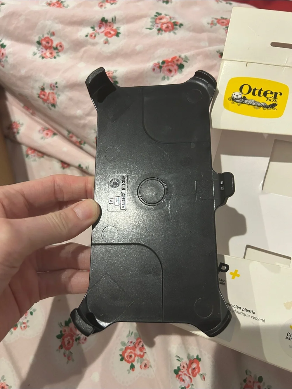 OtterBox Defender Pro iPhone 14 13 Black HOLSTER ONLY Belt Clip Kickstand